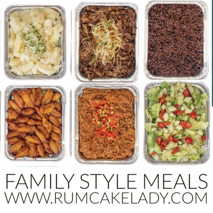 Trays of Family Style Meals (pickup only)