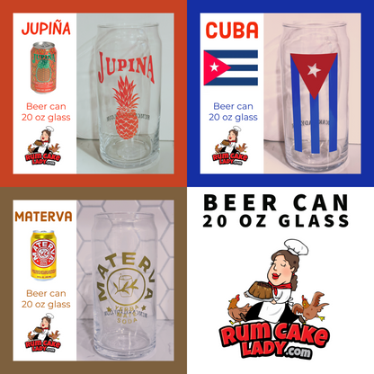 Materva, Jupiña, Cuban flag Drinking Glasses