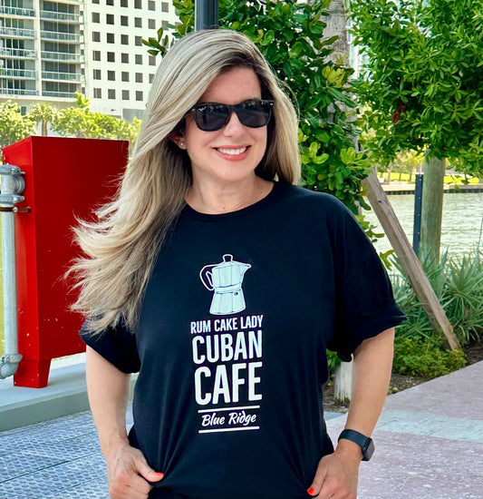 “”T-shirt “Drink more Cuban Coffee and do stupid things faster”